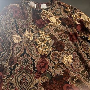 Silk Floral Blouse